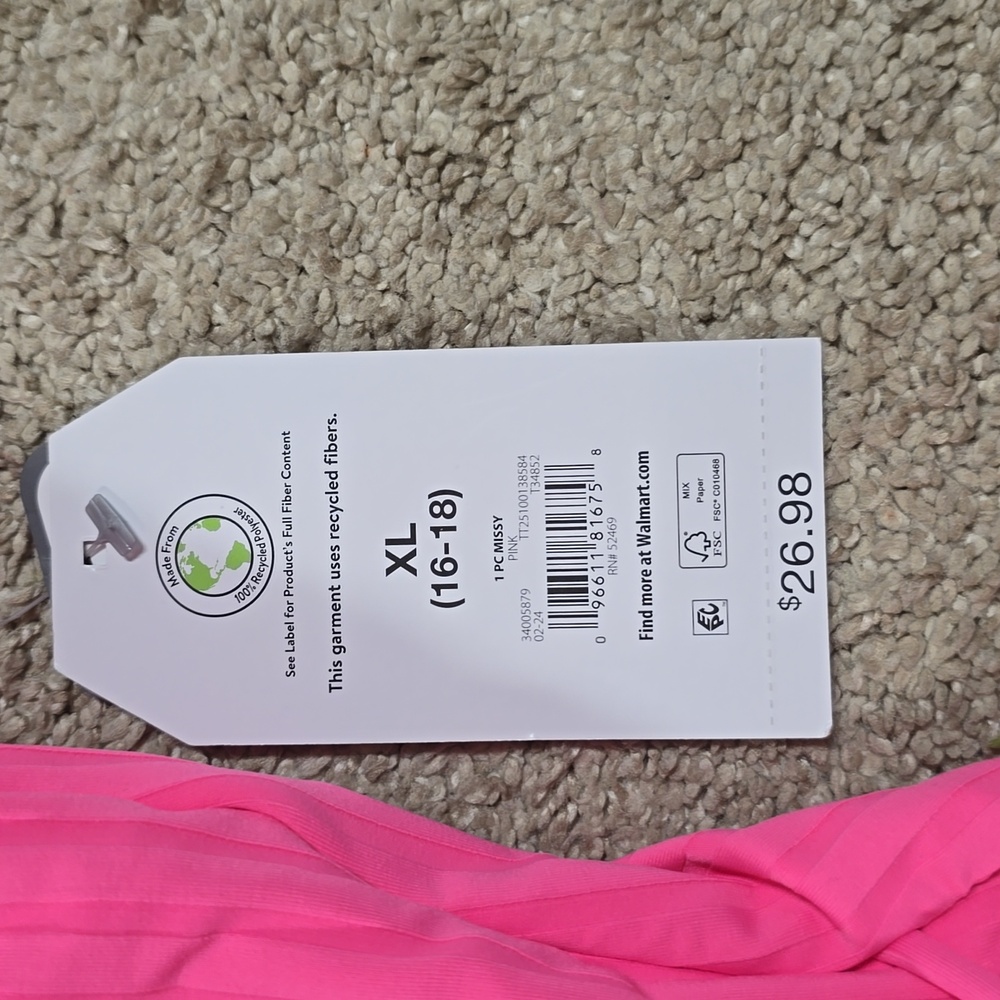 NWT Women's Size XL One Piece Swimsuit - Picture 2 of 4